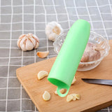Maxbell Silicone Garlic Peeler Effortlessly Easy Quick to Peeled Garlic Peeling Tube Green