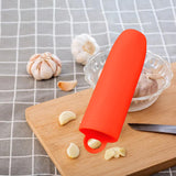 Maxbell Silicone Garlic Peeler Effortlessly Easy Quick to Peeled Garlic Peeling Tube Red