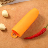 Maxbell Silicone Garlic Peeler Effortlessly Easy Quick to Peeled Garlic Peeling Tube Yellow