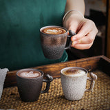 Maxbell Pottery Coffee Mugs 86ml Drinkware Hot Chocolate Mug for Home Wedding Office white