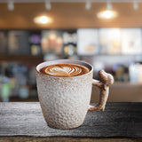 Maxbell Pottery Coffee Mugs 86ml Drinkware Hot Chocolate Mug for Home Wedding Office white