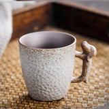 Maxbell Pottery Coffee Mugs 86ml Drinkware Hot Chocolate Mug for Home Wedding Office white