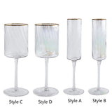Maxbell Champagne Goblet Gift Decorative Wine Glasses for Bars Outdoor Events Picnic Style A