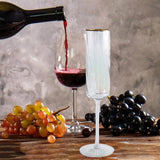 Maxbell Champagne Goblet Gift Decorative Wine Glasses for Bars Outdoor Events Picnic Style B