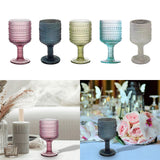 Maxbell Wine Goblet Elegant Champagne Tumbler for Daily Use Anniversary Friends Gift Violet