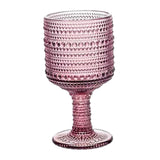 Maxbell Wine Goblet Elegant Champagne Tumbler for Daily Use Anniversary Friends Gift Violet