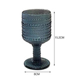 Maxbell Wine Goblet Elegant Champagne Tumbler for Daily Use Anniversary Friends Gift Blue