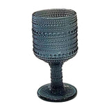Maxbell Wine Goblet Elegant Champagne Tumbler for Daily Use Anniversary Friends Gift Blue
