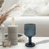 Maxbell Wine Goblet Elegant Champagne Tumbler for Daily Use Anniversary Friends Gift Blue