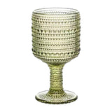 Maxbell Wine Goblet Elegant Champagne Tumbler for Daily Use Anniversary Friends Gift Green