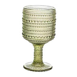 Maxbell Wine Goblet Elegant Champagne Tumbler for Daily Use Anniversary Friends Gift Green