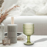 Maxbell Wine Goblet Elegant Champagne Tumbler for Daily Use Anniversary Friends Gift Green