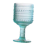 Maxbell Wine Goblet Elegant Champagne Tumbler for Daily Use Anniversary Friends Gift Light Blue