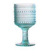 Maxbell Wine Goblet Elegant Champagne Tumbler for Daily Use Anniversary Friends Gift Light Blue