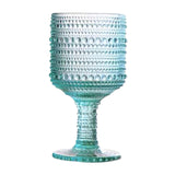 Maxbell Wine Goblet Elegant Champagne Tumbler for Daily Use Anniversary Friends Gift Light Blue