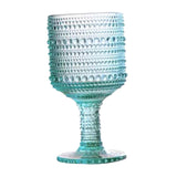 Maxbell Wine Goblet Elegant Champagne Tumbler for Daily Use Anniversary Friends Gift Light Blue
