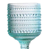 Maxbell Wine Goblet Elegant Champagne Tumbler for Daily Use Anniversary Friends Gift Light Blue