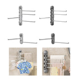 Maxbell Swivel Towel Rack No Punching Swings Out Towel Rack for Wall Bathroom Kitchen A