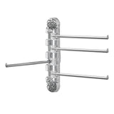 Maxbell Swivel Towel Rack No Punching Swings Out Towel Rack for Wall Bathroom Kitchen A