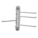 Maxbell Swivel Towel Rack No Punching Swings Out Towel Rack for Wall Bathroom Kitchen A