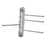 Maxbell Swivel Towel Rack No Punching Swings Out Towel Rack for Wall Bathroom Kitchen A