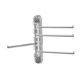 Maxbell Swivel Towel Rack No Punching Swings Out Towel Rack for Wall Bathroom Kitchen A