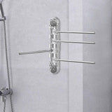 Maxbell Swivel Towel Rack No Punching Swings Out Towel Rack for Wall Bathroom Kitchen A