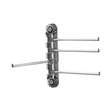 Maxbell Swivel Towel Rack No Punching Swings Out Towel Rack for Wall Bathroom Kitchen B