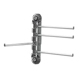 Maxbell Swivel Towel Rack No Punching Swings Out Towel Rack for Wall Bathroom Kitchen B