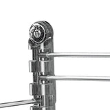 Maxbell Swivel Towel Rack No Punching Swings Out Towel Rack for Wall Bathroom Kitchen B