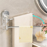 Maxbell Swivel Towel Rack No Punching Swings Out Towel Rack for Wall Bathroom Kitchen A Small