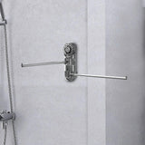 Maxbell Swivel Towel Rack No Punching Swings Out Towel Rack for Wall Bathroom Kitchen B Small