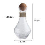 Maxbell Red Wine Decanter Handmade Glass Decanter for Restaurant Outdoor Events Cafe Style A