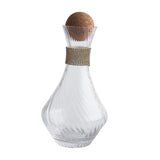 Maxbell Red Wine Decanter Handmade Glass Decanter for Restaurant Outdoor Events Cafe Style A