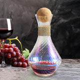Maxbell Red Wine Decanter Handmade Glass Decanter for Restaurant Outdoor Events Cafe Style B