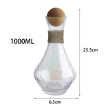 Maxbell Red Wine Decanter Handmade Glass Decanter for Restaurant Outdoor Events Cafe Style B