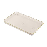 Maxbell Serving Tray Multifunctional Serving Platters Rectangular for Tea Party gold