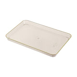 Maxbell Serving Tray Multifunctional Serving Platters Rectangular for Tea Party gold