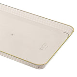 Maxbell Serving Tray Multifunctional Serving Platters Rectangular for Tea Party gold