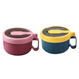 Maxbell Japanese Ramen Bowl 850ml/29oz with Lid and Handle for Travel Kitchen Office Blue