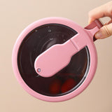 Maxbell Japanese Ramen Bowl 850ml/29oz with Lid and Handle for Travel Kitchen Office Red