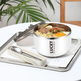 Maxbell Ramen Bowl with Lid 1300ml Ramen Cooker with Handles for Office College Dorm