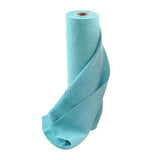 Maxbell Tear Away Towels Portable Microfiber Cleaning Cloth Roll for Bathroom Dishes Blue