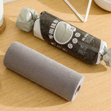 Maxbell Tear Away Towels Portable Microfiber Cleaning Cloth Roll for Bathroom Dishes Gray