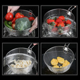 Maxbell Noodle Colander Draining Food Strainer for Noodles Kitchen Utensil Salads