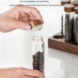 Maxbell Coffee Bean Dispenser with Lids Sealed Coffee Canister for Pantry Retail Bar