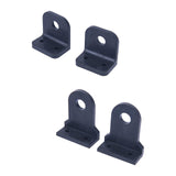 Maxbell 2 Pieces Solenoid Pump Rubber Brackets Devices Hardware for Cleaning Machine L Shaped