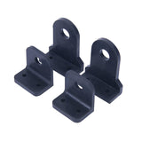 Maxbell 2 Pieces Solenoid Pump Rubber Brackets Devices Hardware for Cleaning Machine L Shaped