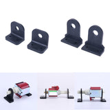 Maxbell 2 Pieces Solenoid Pump Rubber Brackets Devices Hardware for Cleaning Machine L Shaped