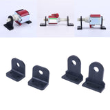 Maxbell 2 Pieces Solenoid Pump Rubber Brackets Devices Hardware for Cleaning Machine L Shaped